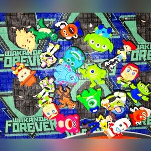 Toystory and Monsters Inc shoe charms